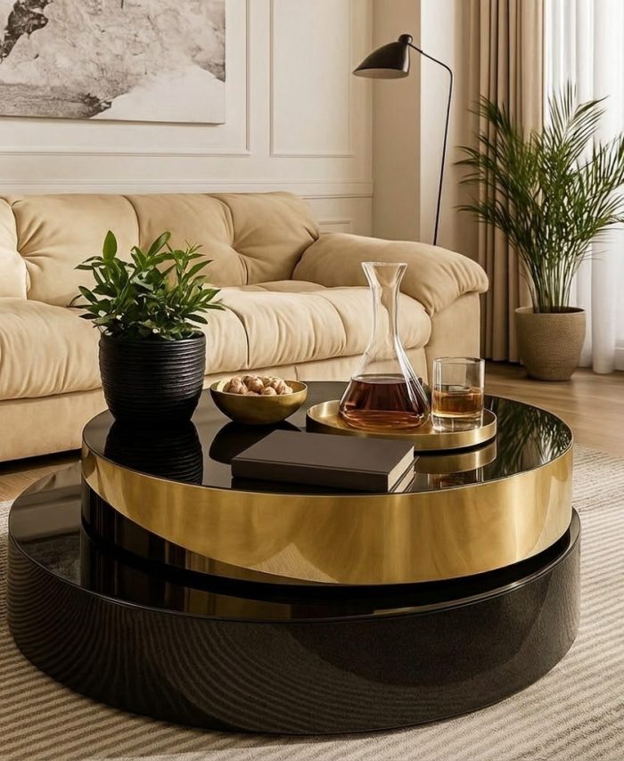 Payne Prime-Monaco Luxe Glass Coffee Table